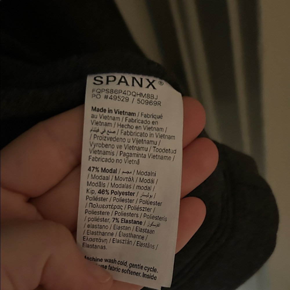 SPANX Gray Air Essentials Open Wrap Cardigan Size… - image 4